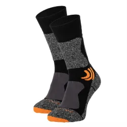 
                  LAHTIPRO Skarpety robocze Sorbtek Cordura czarno-pomarańczowe rozmiar 43-46 L3091443